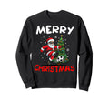 Merry Santa Playing Soccer Lover Sweatshirt - Minimalist Print for Adults - T-Shirt, Sweatshirt, Hoodie