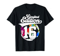 16 Years Soccer 16Th Birthday T-Shirt - Minimalist Print for Adults - T-Shirt, Sweatshirt, Hoodie