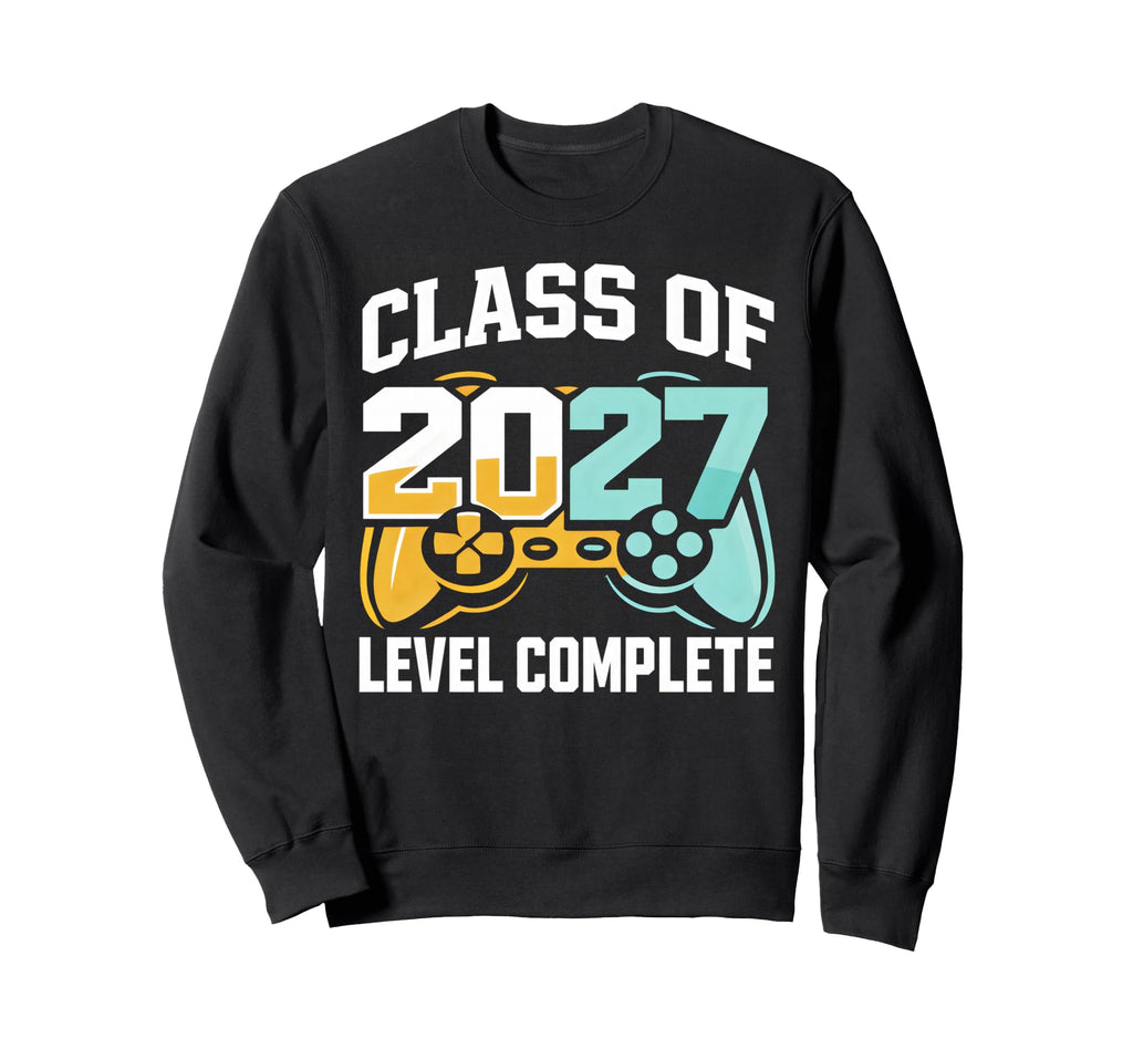 Level Complete Senior Sweatshirt - Fun Novelty Design for Adults - T-Shirt, Sweatshirt, Hoodie