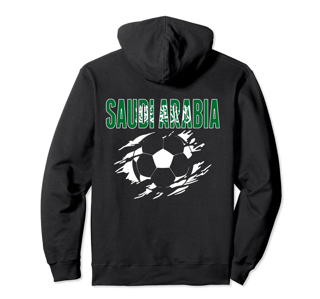 Saudi Arabia Soccer Fans Jersey Saudi Hoodie - Graphic Print for Adults - T-Shirt, Sweatshirt, Hoodie