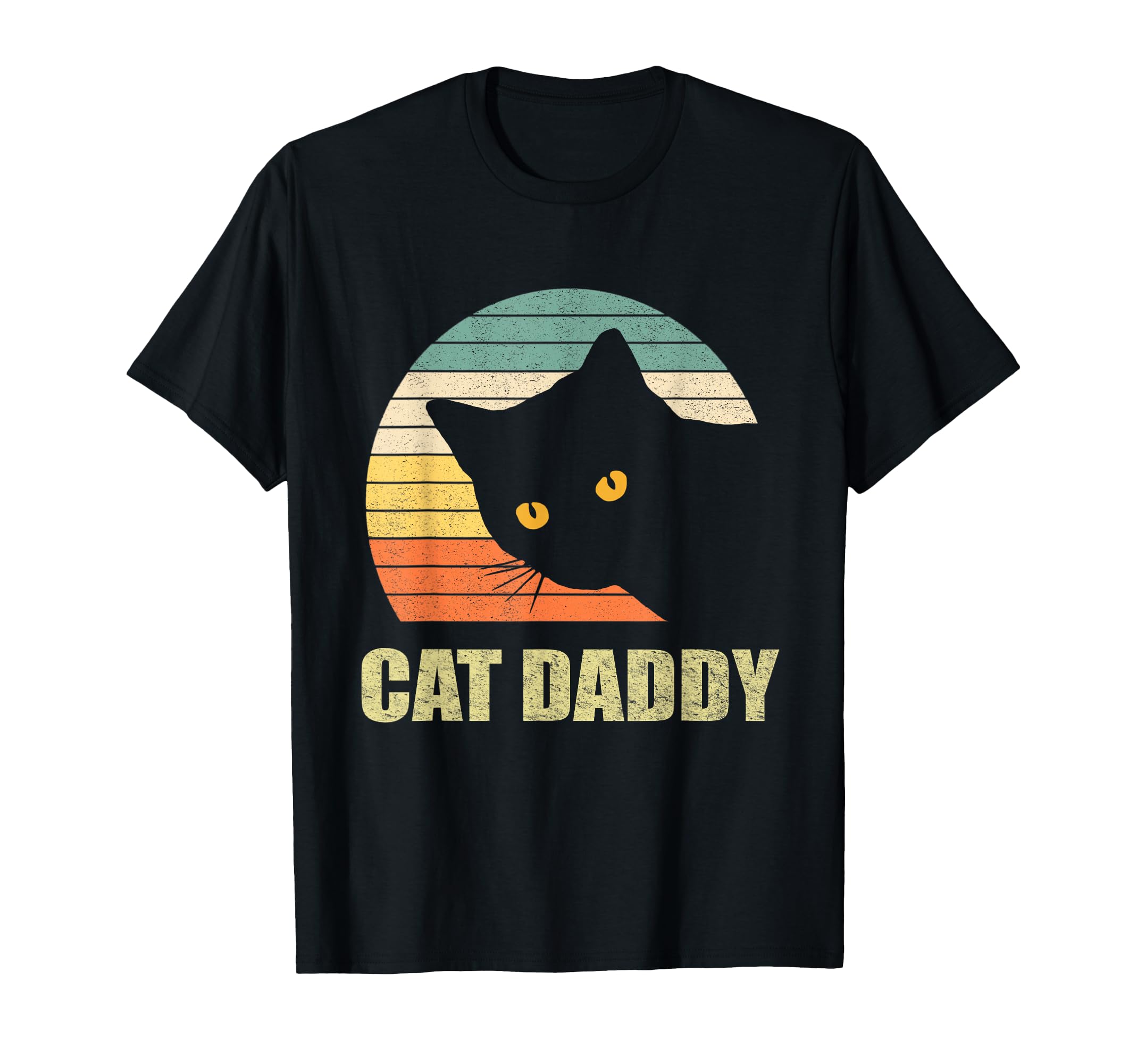 Cat Daddy Eighties Cat Distressed T-Shirt - Graphic Print Men Women - T-Shirt, Sweatshirt, Hoodie