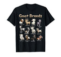 Educational Goat Goat Breeds Farm T-Shirt - Aesthetic Graphic for Adults - T-Shirt, Sweatshirt, Hoodie