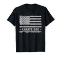 Karate Dad America Us Flag Patriot T-Shirt - Custom Art Print Men Women - T-Shirt, Sweatshirt, Hoodie