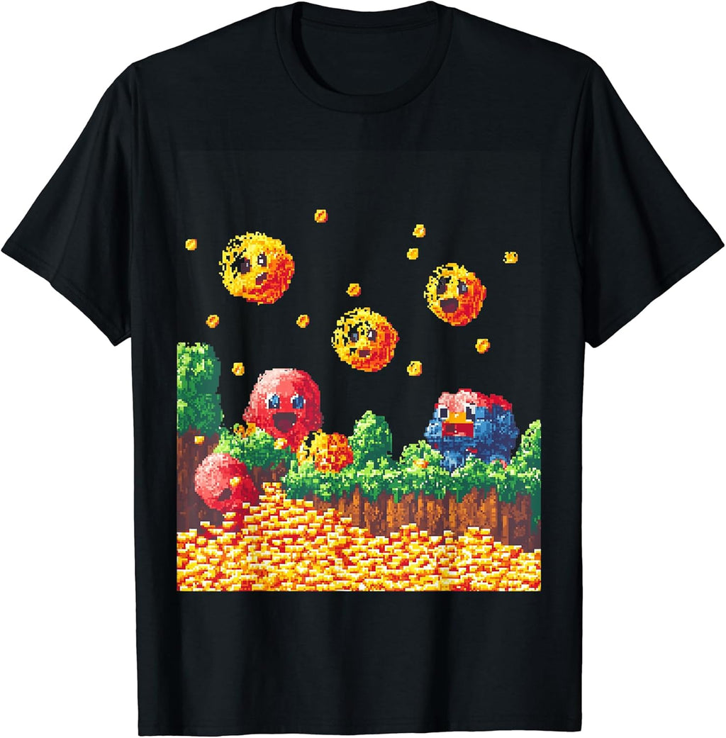 Retro Pixel Art Nostalgic Gaming - Adult & Kids T-Shirts, Sweatshirts & Hoodies apparel design preview 1