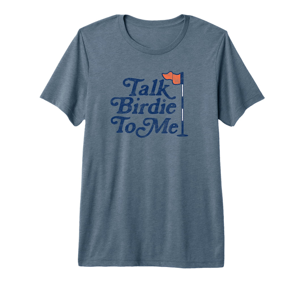 Talk Birdie To Me Funny Golfer Dad T-Shirt - Aesthetic Graphic for Adults - T-Shirt, Sweatshirt, Hoodie