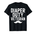 Diaper Duty Veteran New Dad T-Shirt - Unique Graphic for Adults - T-Shirt, Sweatshirt, Hoodie
