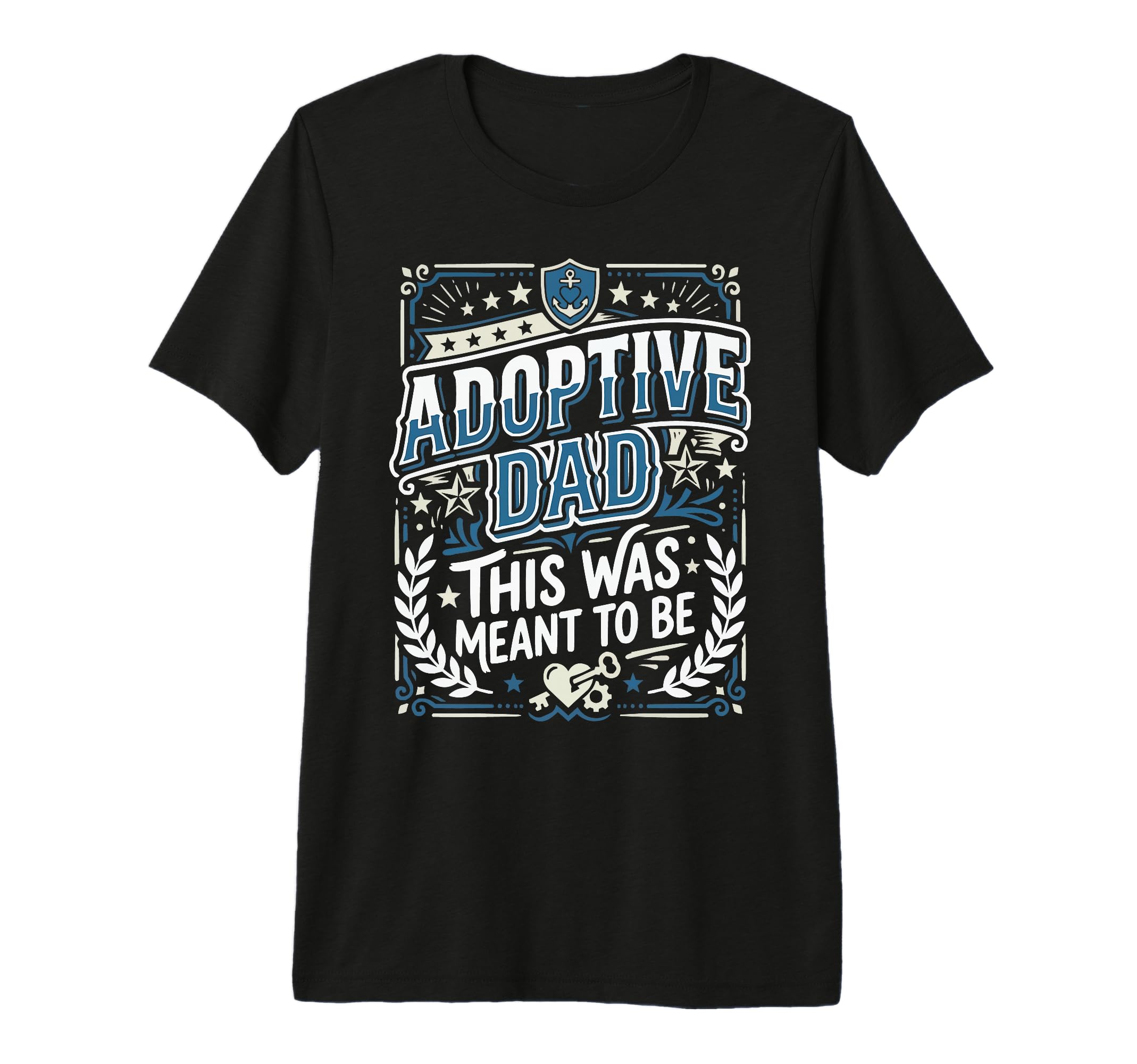 Mens Adoptive Dad Adoption Fathers T-Shirt - Novelty Apparel for Adults - T-Shirt, Sweatshirt, Hoodie