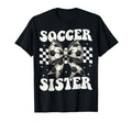 Soccer Sister Funny Coquette Bow Soccer T-Shirt - Graphic Print for Adults - T-Shirt, Sweatshirt, Hoodie