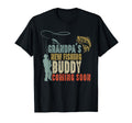 Grandpas New Fishing Buddy Arrives Soon T-Shirt - Custom Art Print Unisex - T-Shirt, Sweatshirt, Hoodie