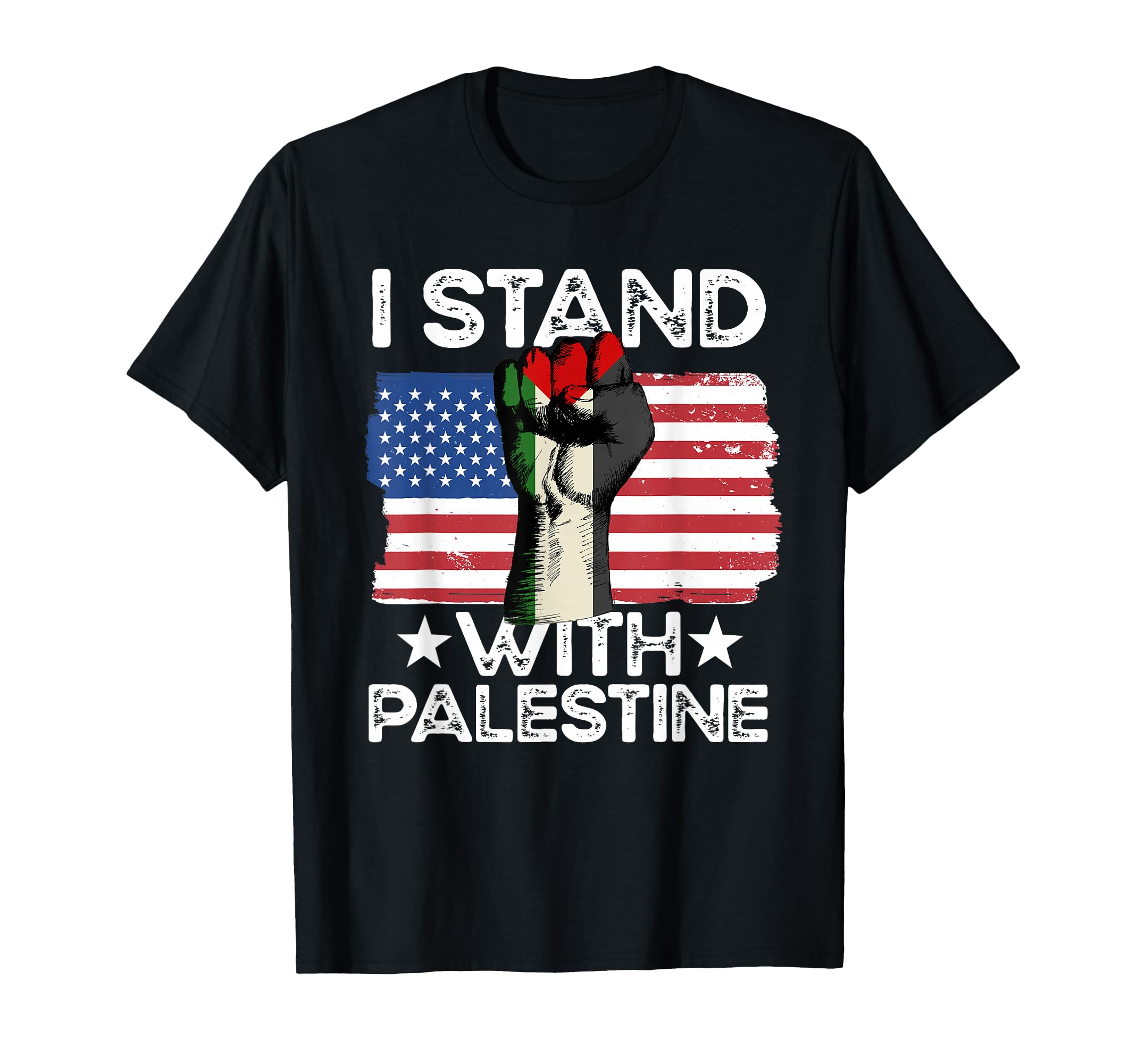 Free Palestine American Flag And T-Shirt - Novelty Apparel for Adults - T-Shirt, Sweatshirt, Hoodie