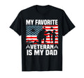 My Favorite Veteran Is My Dad Patriotic T-Shirt - Graphic Print Men Women - T-Shirt, Sweatshirt, Hoodie