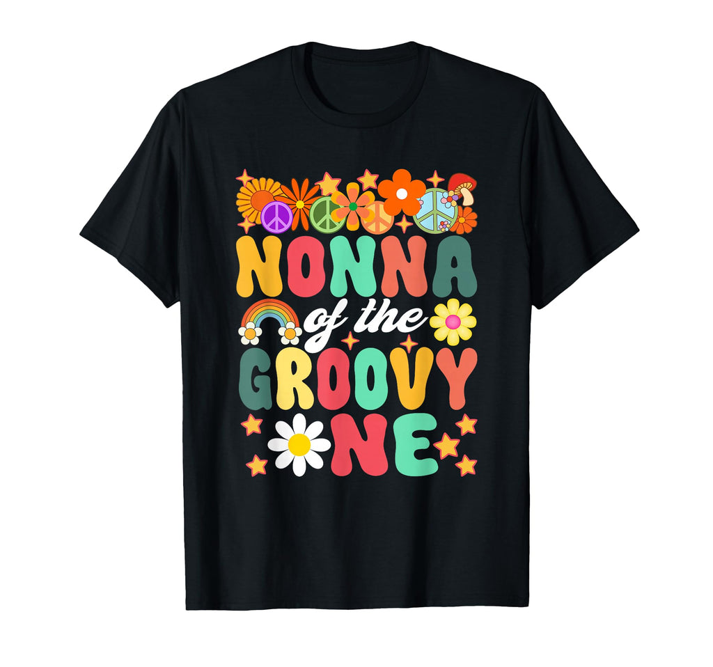 Nonna Groovy One Matching Family 1St T-Shirt - Novelty Apparel Men Women - T-Shirt, Sweatshirt, Hoodie