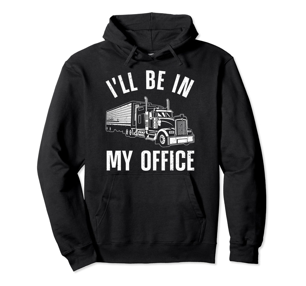 Trucker Dad Semi Truck Driver Hoodie - Casual Everyday Wear Unisex - T-Shirt, Sweatshirt, Hoodie