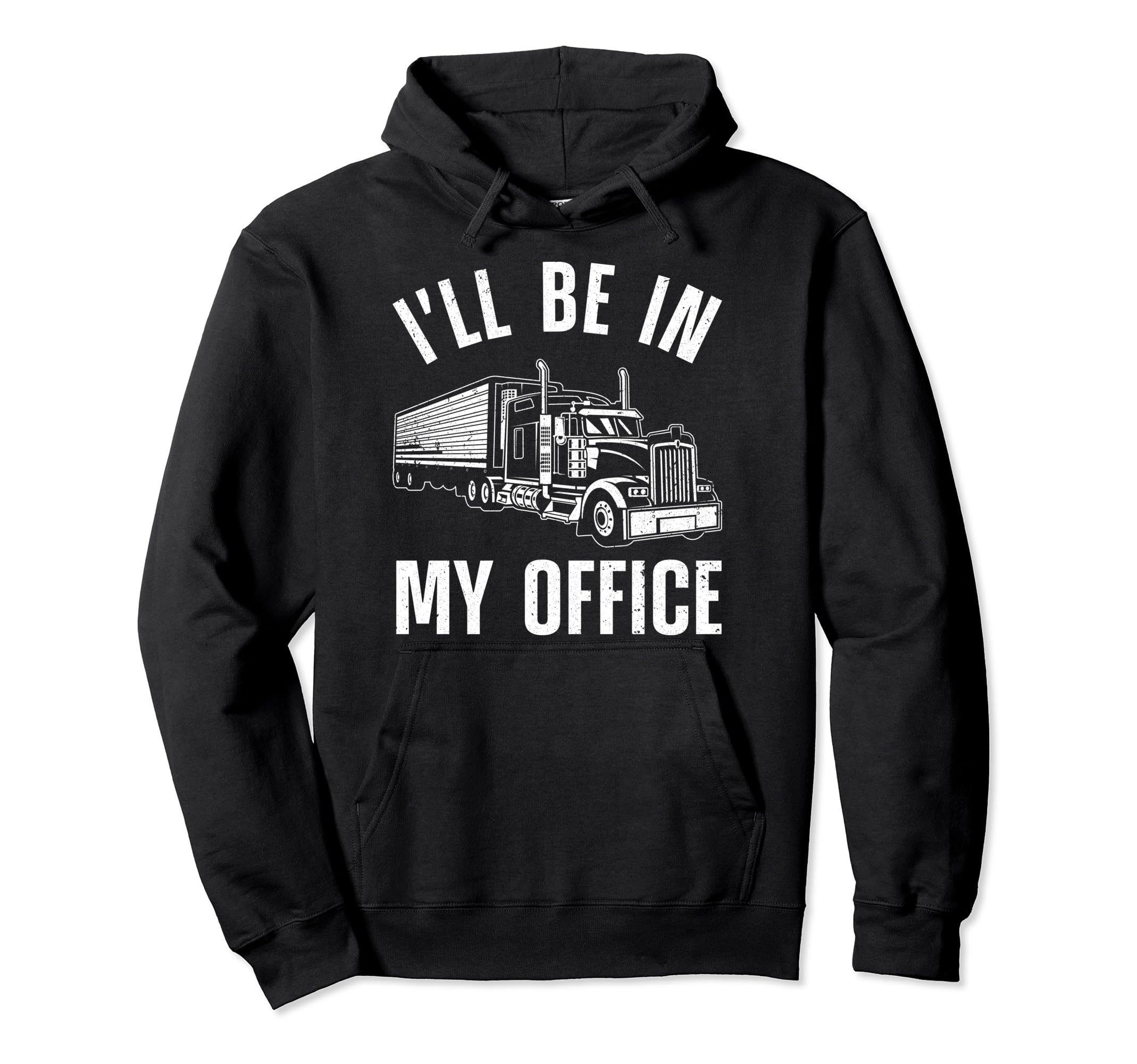 Trucker Dad Semi Truck Driver Hoodie - Casual Everyday Wear Unisex - T-Shirt, Sweatshirt, Hoodie
