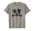 Funny Logo Happy Face Jack Russell T-Shirt - Novelty Apparel Men Women - T-Shirt, Sweatshirt, Hoodie