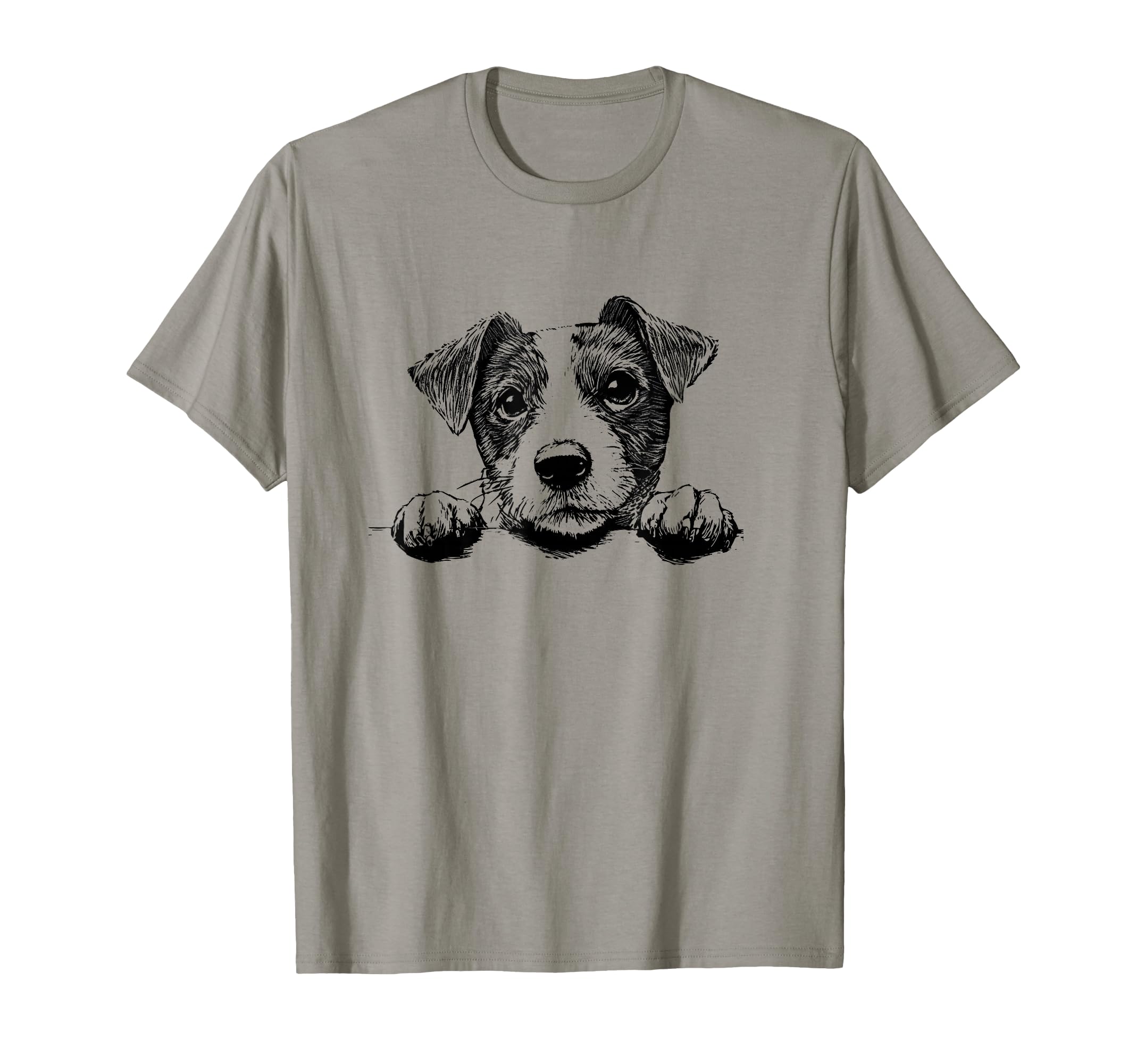 Funny Logo Happy Face Jack Russell T-Shirt - Novelty Apparel Men Women - T-Shirt, Sweatshirt, Hoodie