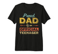 Proud Dad Teenager 13Th Birthday Son T-Shirt - Minimalist Print Men Women - T-Shirt, Sweatshirt, Hoodie