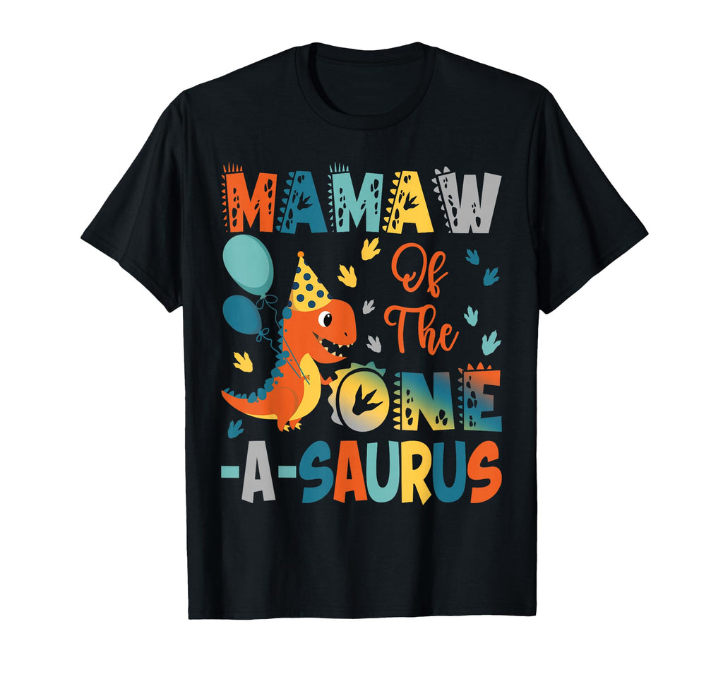 Mamaw One Saurus 2Nd Birthday Dinosaur T-Shirt - Trendy Graphic Unisex - T-Shirt, Sweatshirt, Hoodie