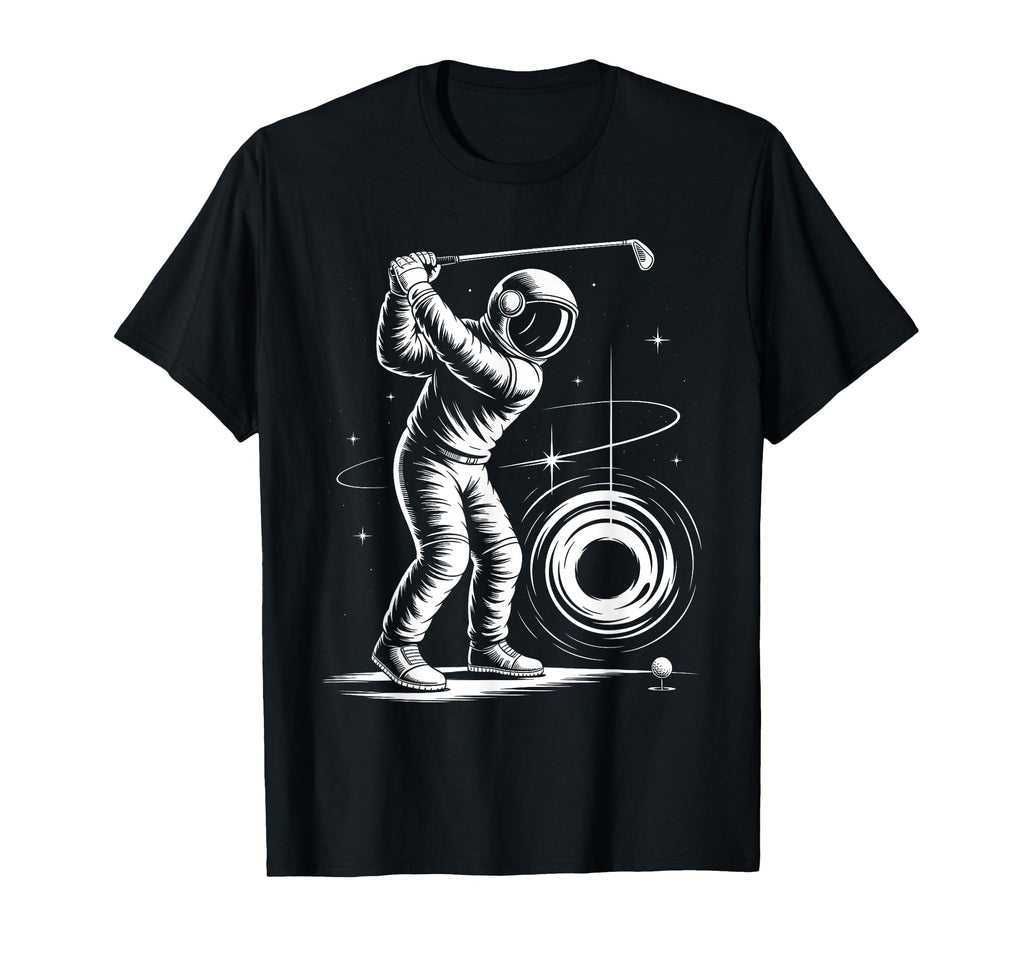Funny Par Dad Space Golf Golfing T-Shirt - Minimalist Print for Adults - T-Shirt, Sweatshirt, Hoodie