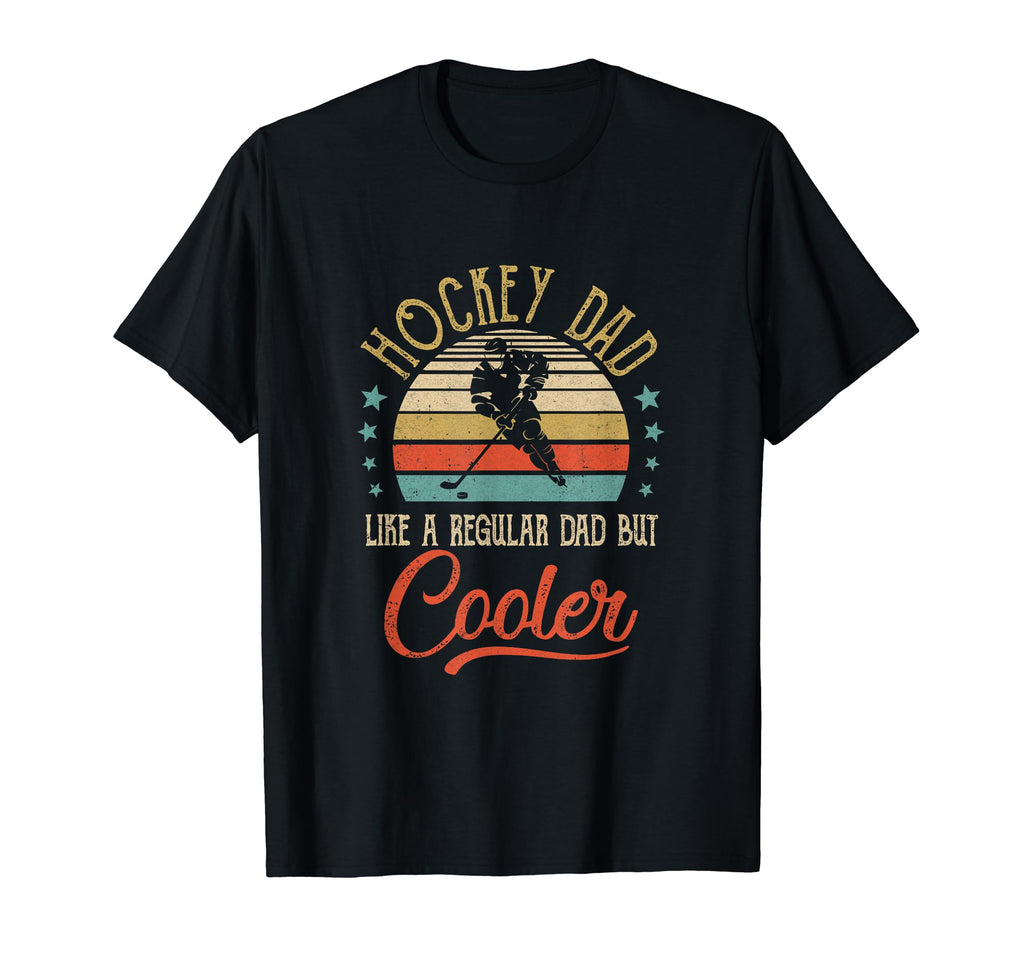 Hockey Dad Like Regular Dad Cooler T-Shirt - Minimalist Print Unisex - T-Shirt, Sweatshirt, Hoodie