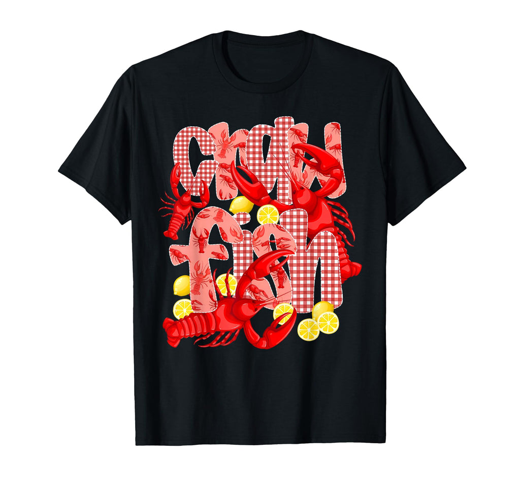 Crawfish Boil Louisiana Crawfish T-Shirt - Fun Novelty Design Unisex - T-Shirt, Sweatshirt, Hoodie