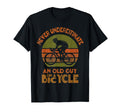 Cycling Grandpa Old Guy Bicycle Bike T-Shirt - Unique Graphic Men Women - T-Shirt, Sweatshirt, Hoodie