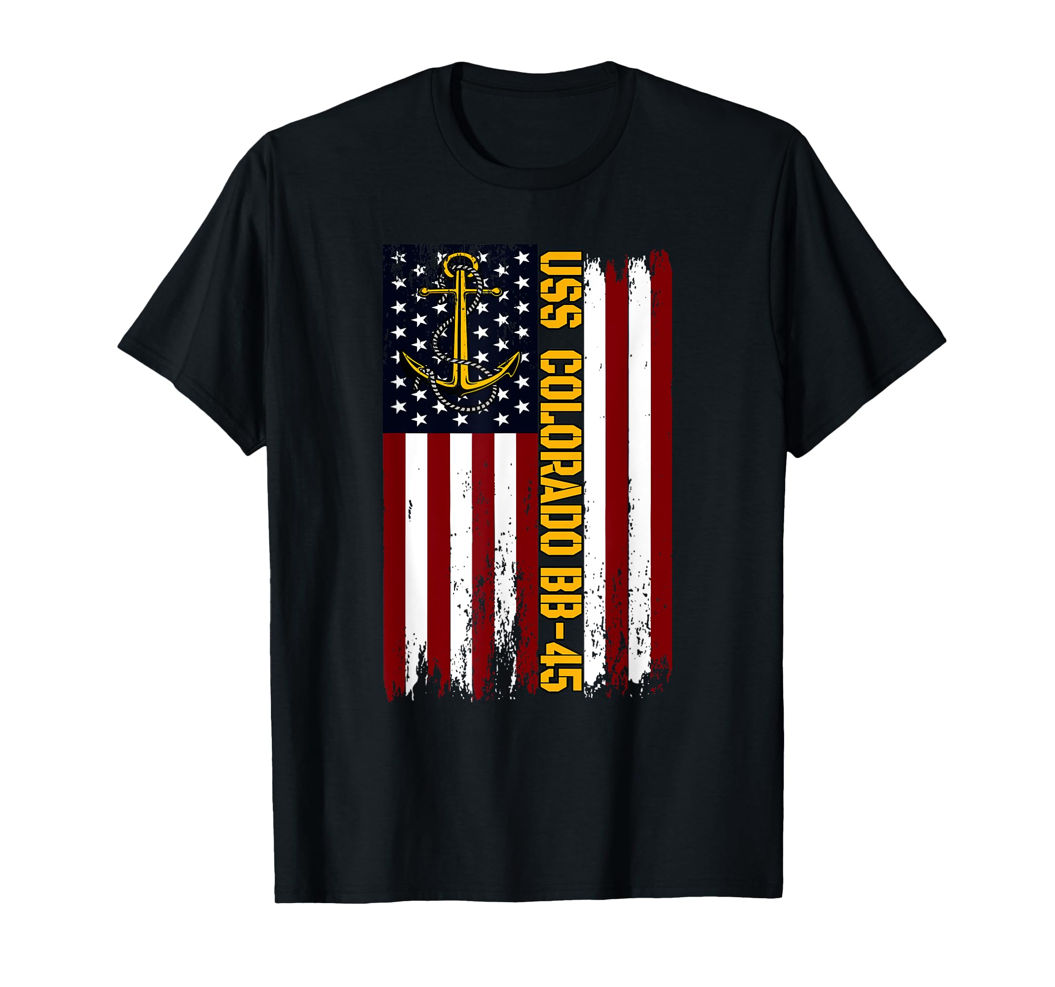 Uss Colorado Bb 45 Battleship T-Shirt - Fun Novelty Design for Adults - T-Shirt, Sweatshirt, Hoodie