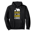 Dad Wild One Papa Bear Funny Fathers Hoodie - Custom Art Print for Adults - T-Shirt, Sweatshirt, Hoodie