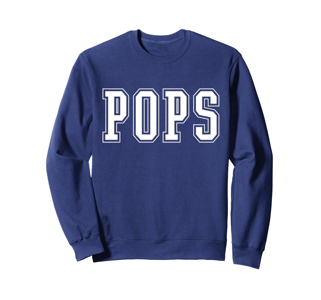 Varsity Pops Grandpa Sweatshirt - Custom Art Print Unisex - T-Shirt, Sweatshirt, Hoodie