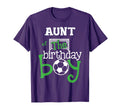 Aunt Birthday Soccer Player Bday Team T-Shirt - Unique Graphic for Adults - T-Shirt, Sweatshirt, Hoodie