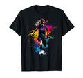 Colorful Soccer Player Womens Soccer T-Shirt - Aesthetic Graphic Unisex - T-Shirt, Sweatshirt, Hoodie