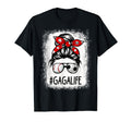 Bleached Gaga Life Soccer Messy Bun T-Shirt - Streetwear Style for Adults - T-Shirt, Sweatshirt, Hoodie