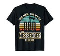 Mens Myth Legend Dad Messenger T-Shirt - Casual Everyday Wear Unisex - T-Shirt, Sweatshirt, Hoodie