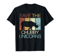 Save Chubby Unicorns Colors T-Shirt - Aesthetic Graphic Unisex - T-Shirt, Sweatshirt, Hoodie