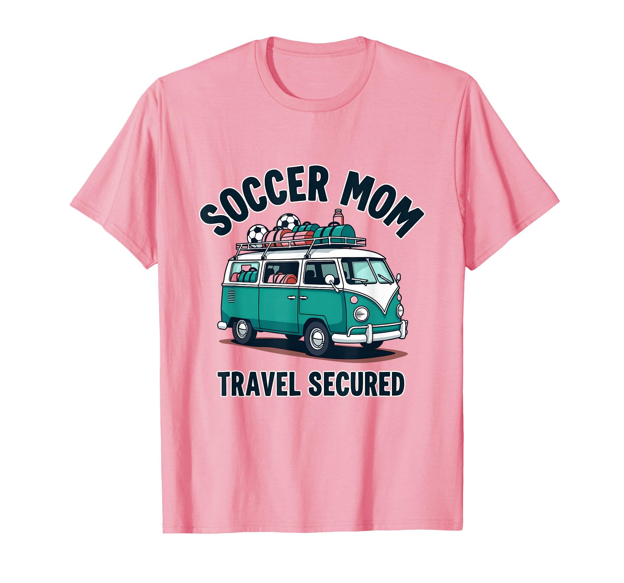 Soccer Mom Travel Secured Sporty T-Shirt - Minimalist Print Men Women - T-Shirt, Sweatshirt, Hoodie