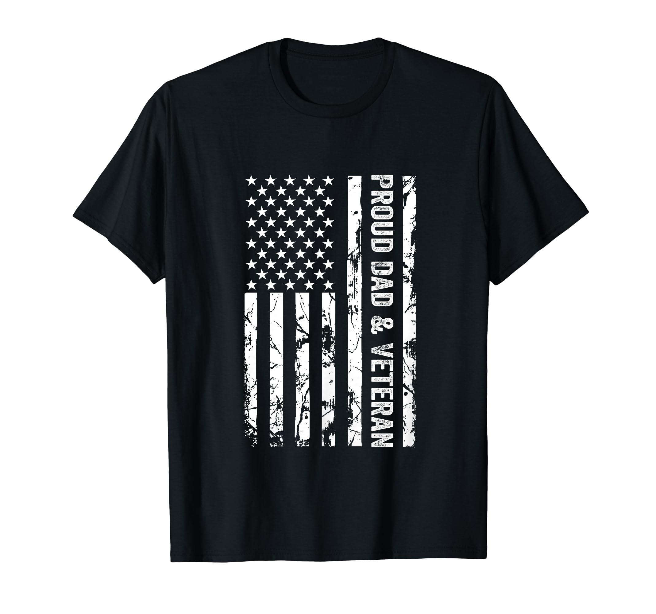Proud Dad And Veteran Usa American T-Shirt - Streetwear Style Men Women - T-Shirt, Sweatshirt, Hoodie