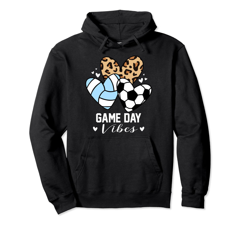Game Day Vibes Funny Soccer Hoodie - Aesthetic Graphic Men Women - T-Shirt, Sweatshirt, Hoodie