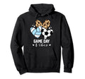 Game Day Vibes Funny Soccer Hoodie - Aesthetic Graphic Men Women - T-Shirt, Sweatshirt, Hoodie