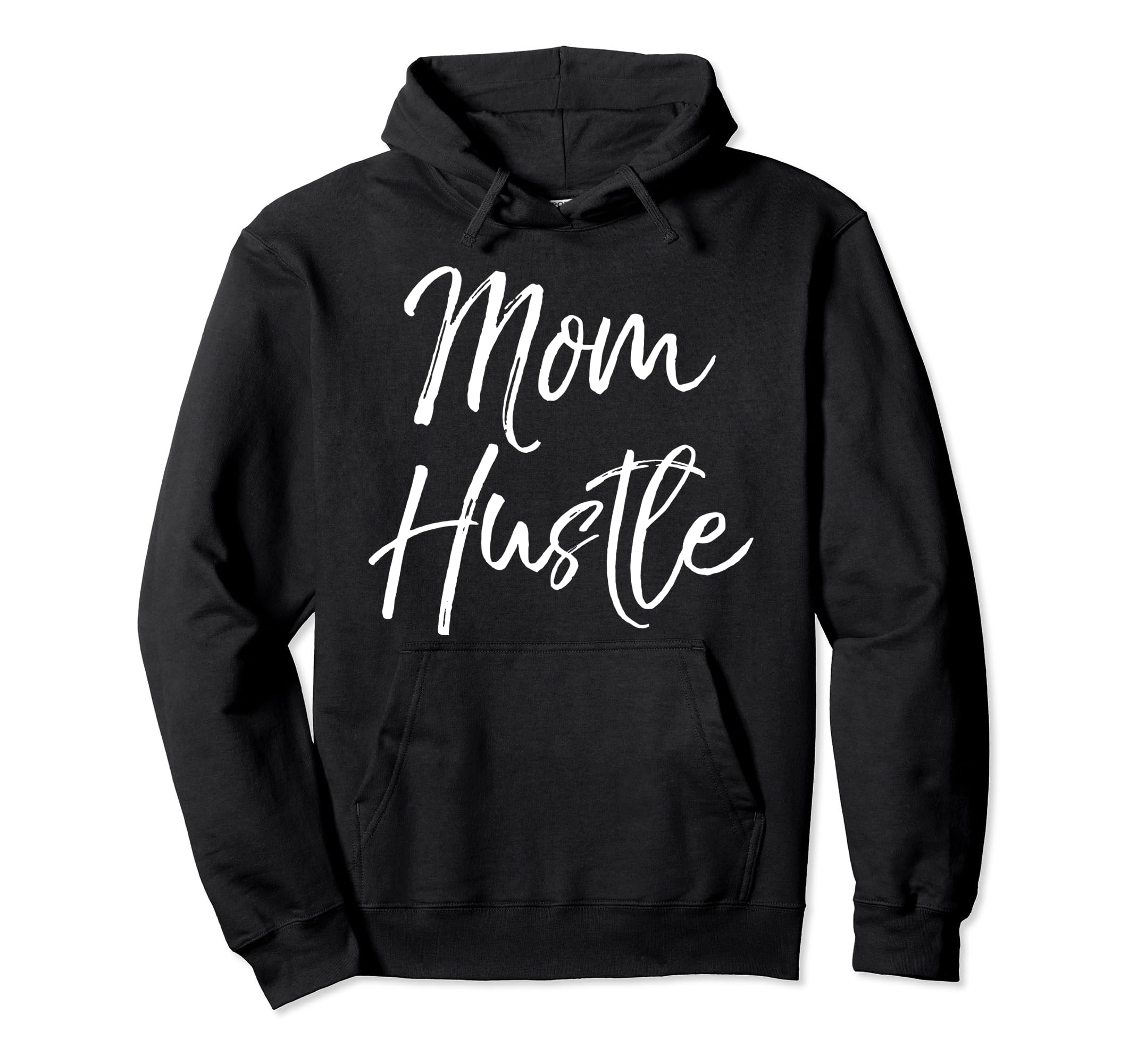 Mom Hustle Funny Working Mother Side Hoodie - Custom Art Print Unisex - T-Shirt, Sweatshirt, Hoodie