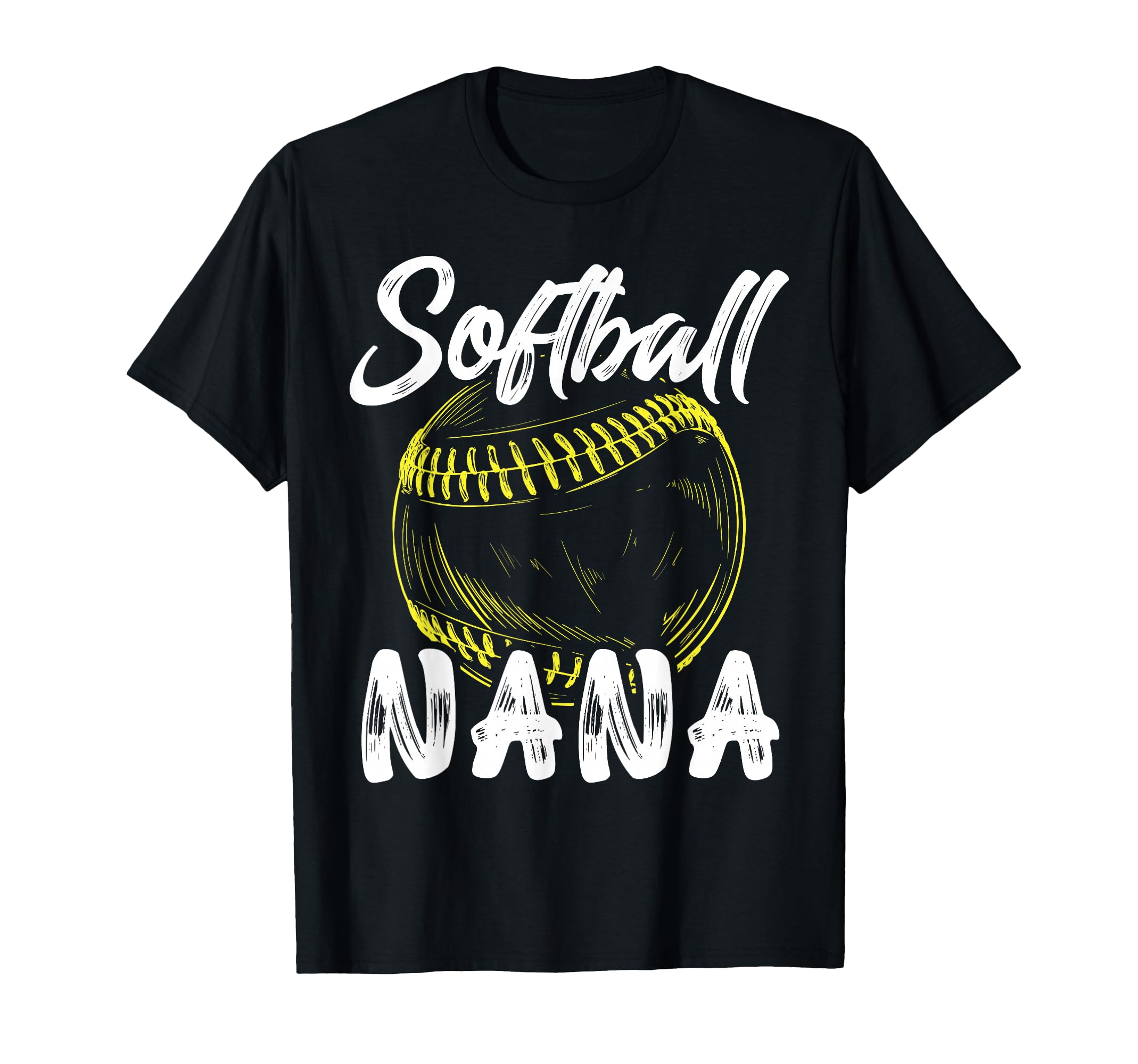 Softball Nana Family Matching Players T-Shirt - Custom Art Print Men Women - T-Shirt, Sweatshirt, Hoodie