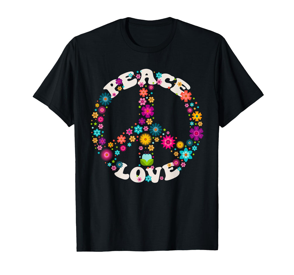 Peace Sign Love 60S 70S Tie Dye T-Shirt - Streetwear Style Men Women - T-Shirt, Sweatshirt, Hoodie