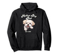 Maltese Dog Dad Est 2024 Puppy Dog Hoodie - Streetwear Style for Adults - T-Shirt, Sweatshirt, Hoodie