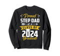 Proud Step Dad Class 2024 Sweatshirt - Streetwear Style for Adults - T-Shirt, Sweatshirt, Hoodie