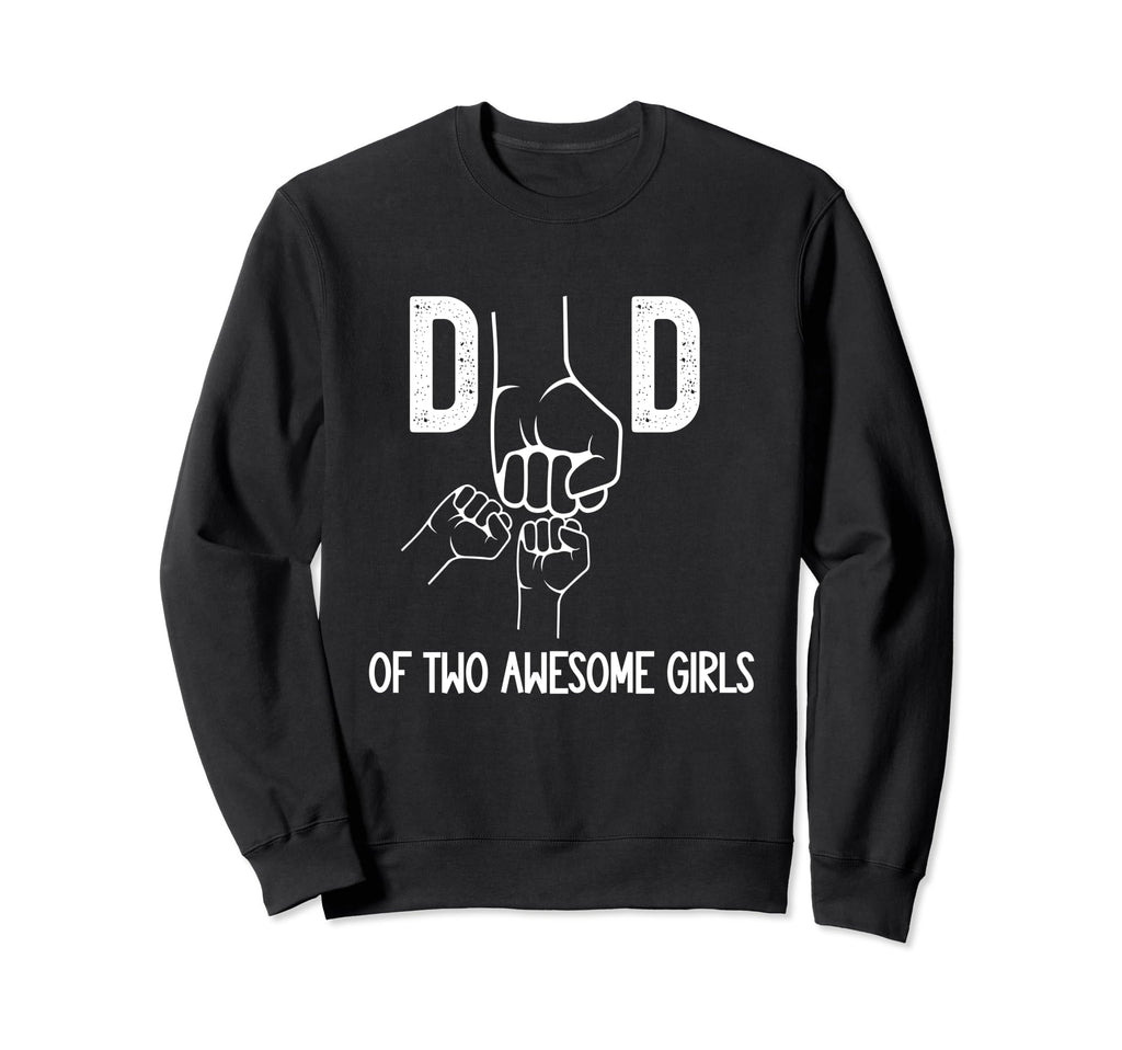 Fist Bump Dad Two Awesome Sweatshirt - Fun Novelty Design for Adults - T-Shirt, Sweatshirt, Hoodie