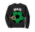 Brazil Football Fan Soccer Sweatshirt - Casual Everyday Wear for Adults - T-Shirt, Sweatshirt, Hoodie