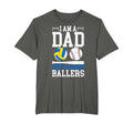 I Am Dad Busy Raising Ballers Baseball T-Shirt - Novelty Apparel Men Women - T-Shirt, Sweatshirt, Hoodie
