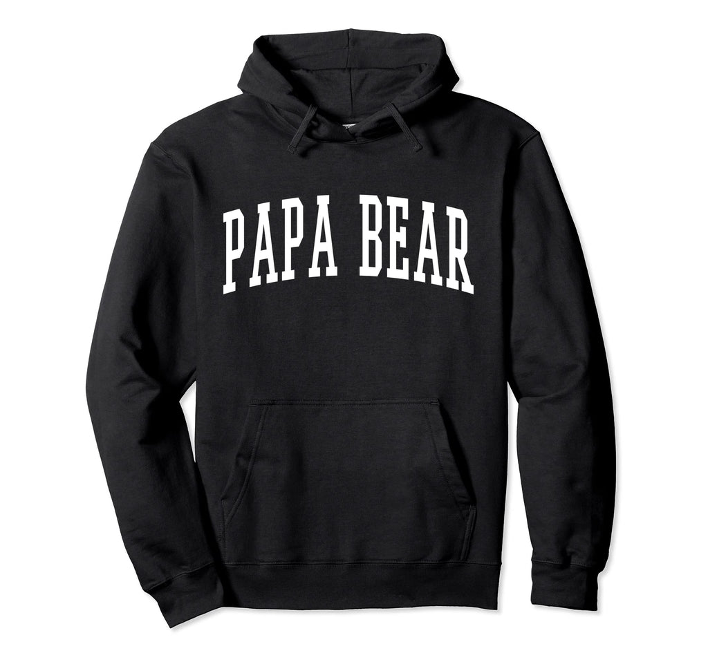 Varsity Papa Bear Hoodie - Aesthetic Graphic Unisex - T-Shirt, Sweatshirt, Hoodie