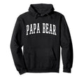 Varsity Papa Bear Hoodie - Aesthetic Graphic Unisex - T-Shirt, Sweatshirt, Hoodie