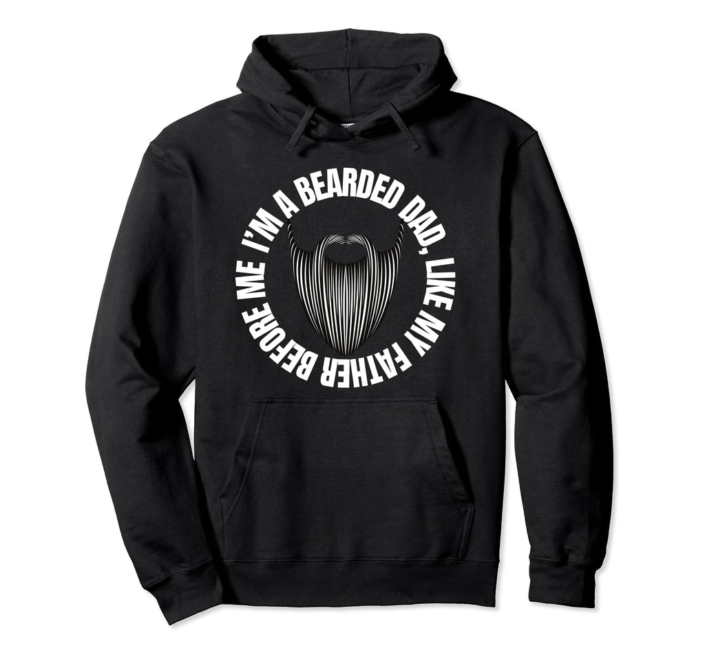 Bearded Dad Mens Beard Funny Super Hoodie - Novelty Apparel for Adults - T-Shirt, Sweatshirt, Hoodie
