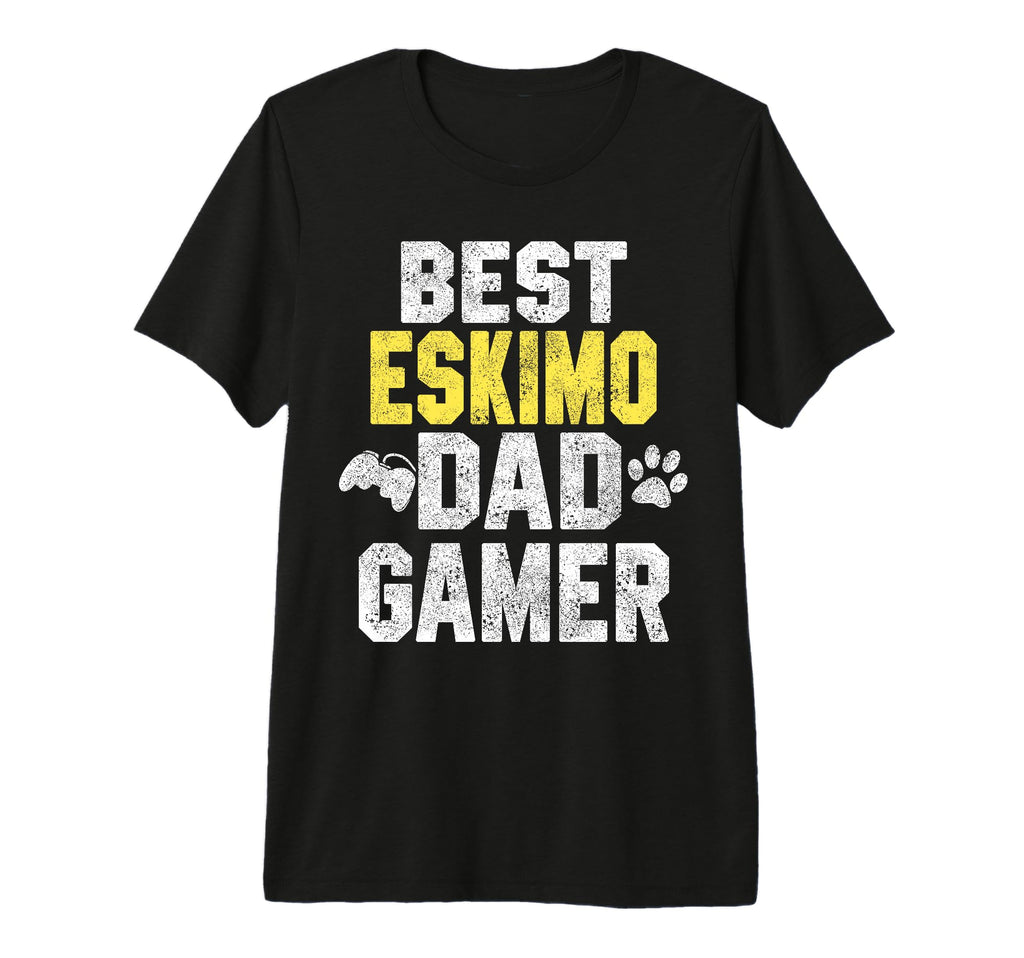 Best Eskimo Dad Gamer Funny Dog Owner T-Shirt - Trendy Graphic Unisex - T-Shirt, Sweatshirt, Hoodie